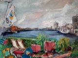 terras mandelahuisje
