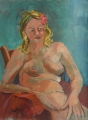 Helène met bloem
