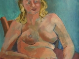 Helène met bloem