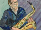 Jan met saxofoon-m011