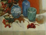 Blauwe vaasjes
